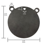 6" Steel Shooting Target