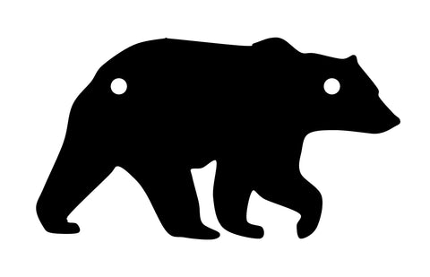 Bear Silhouette Shooting Target