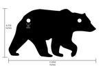 Bear Silhouette Shooting Target