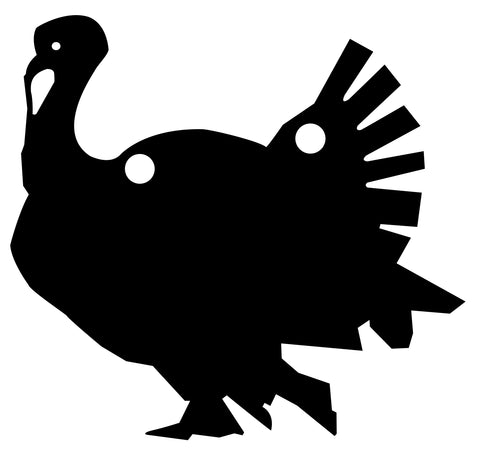 Turkey Silhouette Shooting Target